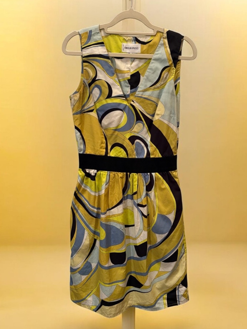 Vintage Emilio Pucci Colorful Abstract Print Fit & Flare Dress
Size 6